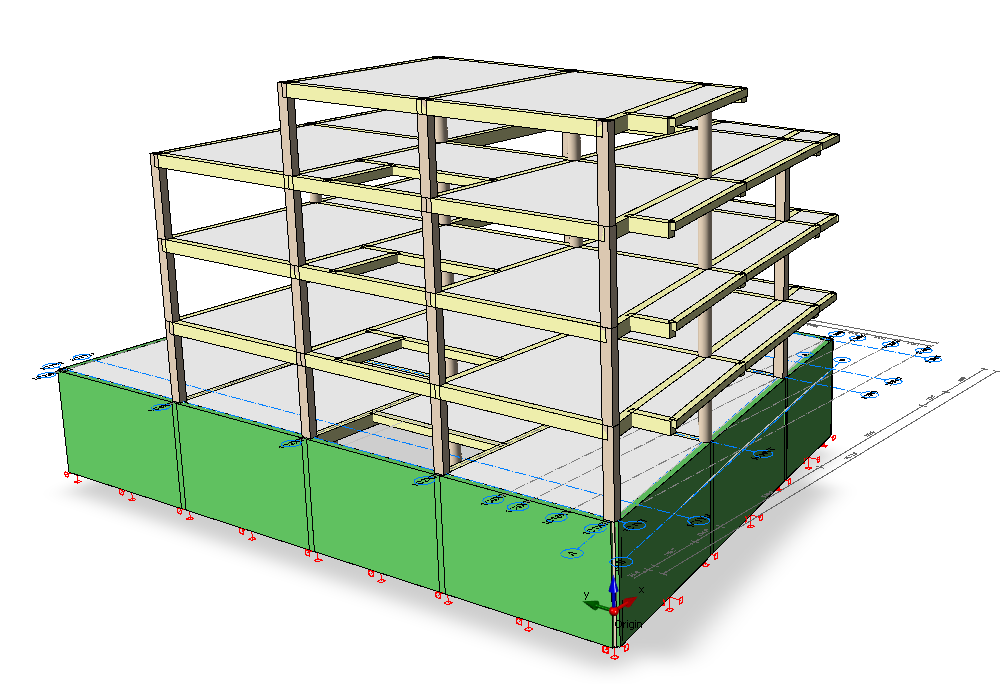 El título dice: Construye tu casa con nosotros, somos especialistas en diseño sismoresistente. Describe que se ofrece servicios de Evaluación Estructural y escaneo de aceros y ampliación, con una imagen de un proyecto realizado en Riobamba. Se ve al Ingeniero Marcelo Sampedro realizando el análisis. Contiene el número de contacto 0992621621, y la dirección Riobamba, Monseñor Alberto Ordoñez y Edelberto Bonilla Oleas para agendar una cita.